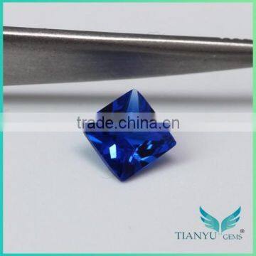 10x10mm Princess Cut Synthetic Spinel Blue Spinel Price photo-3