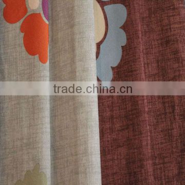 100% polyester flowers design printed velvet fabric