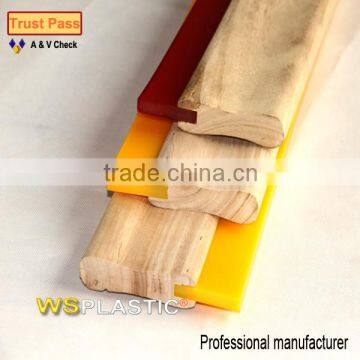 screen printing squeegee with wooden handle