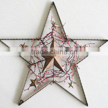 Metal Five stars Wall hanging, Wall decor,Wall decoration