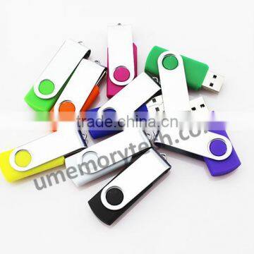 Promotional Metal USB 2.0 Flash Drive Rotating Memory Stick Swivel Thumb Drive photo-4