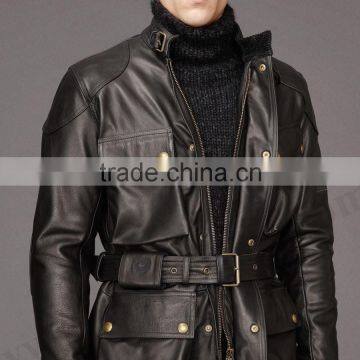 2015 New Fashion High Quality Men's leather jacket