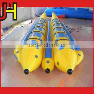 2016 Suppliers Excellent Material Double Tubes Inflatable Water Banana Boat For Sale