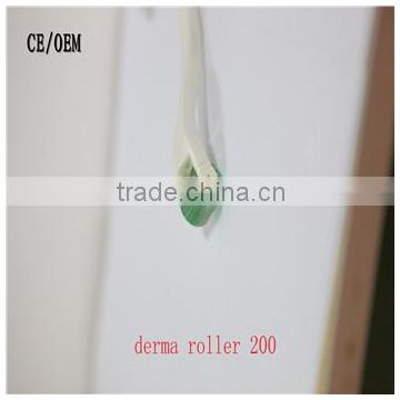 2014 low price 200 needles derma roller with replacable tips for skin/ scar removal