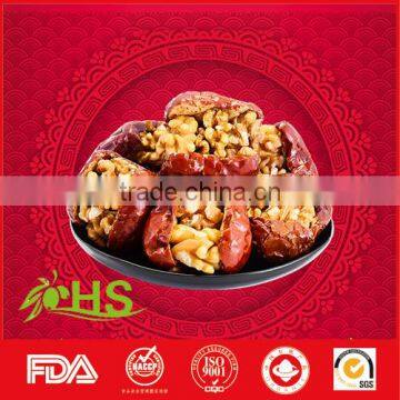 Hot Sale Sweet Chinese Red Date with walnut kernel Importers