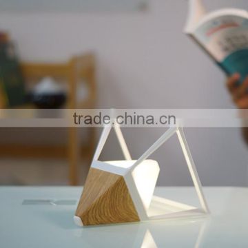 Fashionable 4W ceramic lamp/wood grain LED desk lamp