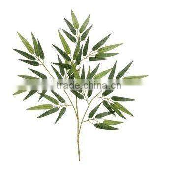 Bamboo Branch /decorative leaves/Artificial leave/Large Calla Lily Leaf Spray in Green/natural leave