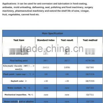 Plastic Auxiliary Agents Usage White Oil(Liquid Paraffin) photo-2