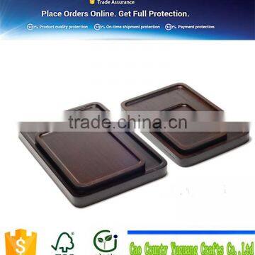 Beech Wooden Serving Tray Set Wooden Beer Tray Wholesale photo-2