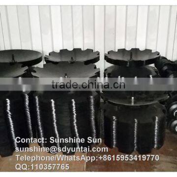 Tractor implements disc blades for fariming