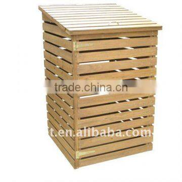 Premium Large Outdoor Cheap Wooden Garbage Bin