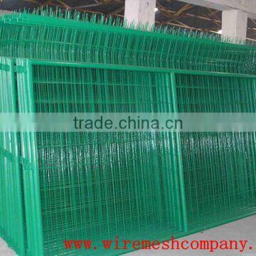 Euro Style Free Standing Metal Palisade Fence / Wrought Iron Fence Panel Hot Sale