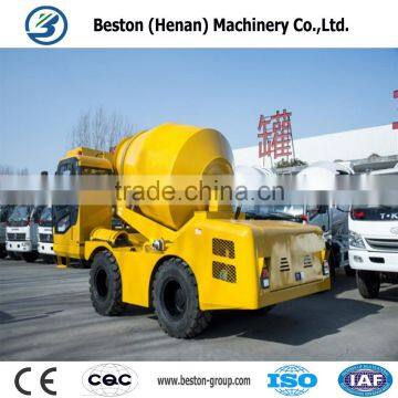 China famous high quality self loading concrete mixer truck