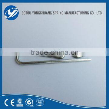 Safety lock pin spring catch production