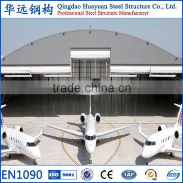 Low Cost Prefabricated Light Steel Structure Aircraft Hangar