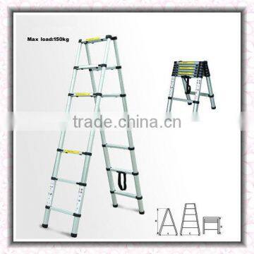 2012 hot sale aluminum telescopic ladder