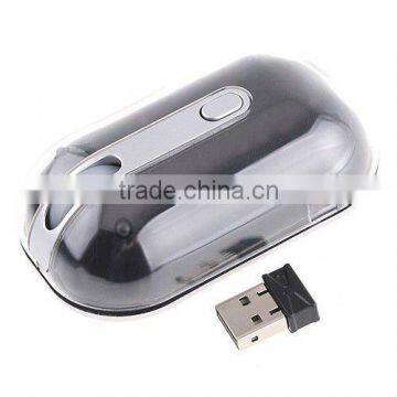 Mini Black 2.4GHz Wireless Optical Mouse Mice for PC