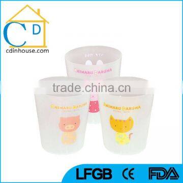 Transparent Cheap Plastic Trash Bin for Wholesale