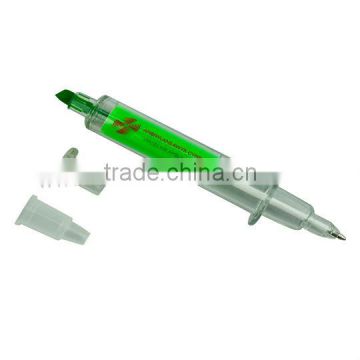 Syringe Highlighter Pen With Syringe Shaped Pen