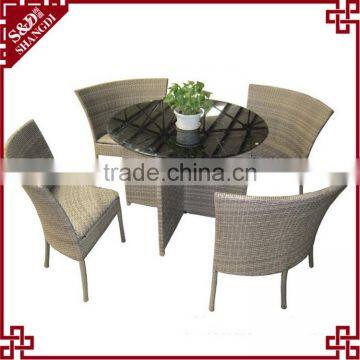 S&D Luxury Dining Seating Wicker Rattan indoor&outdoor Furniture