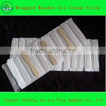 Hot Sell 114mm Individually Wrapped With Paper Ice Cream Spoon photo-4