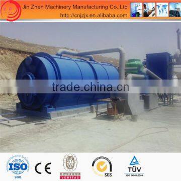 Used Tire Pyrolysis Machinery To Oil Refining from Tyre Waste/mazut refining