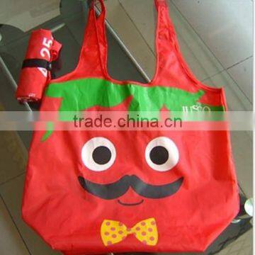 190T polyester folding tote bag
