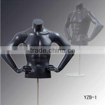 Cheap Realistic Adjustable Half Body Torso Male Mannequins on Sale photo-3