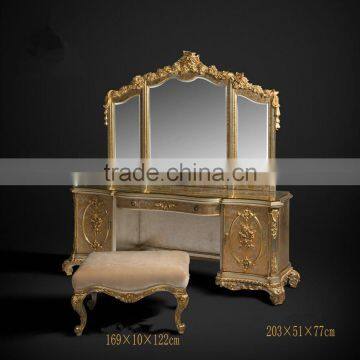 Imperial Noble Design Button Tufted Chesterfield Bed, Luxury Wood Carved King Size Bed & Night Stand,Royal Bedroom Furniture Set photo-4