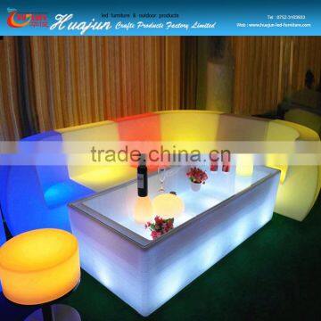 Hot Sale Led Bar Sofa Can Sit 2-3 People& Plastic Sofa With Chairs photo-4