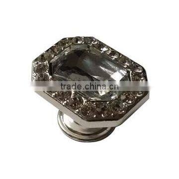 New Products crystal rhinestone zinc alloy fancy new cabinet handles