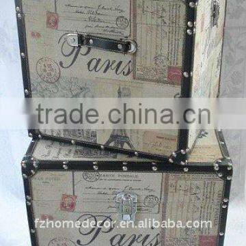 11A498 Linen Printing Storage Wooden Cases