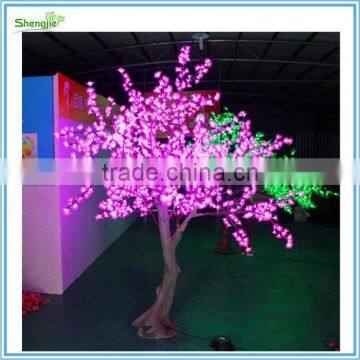 High quality artificial outdoor cherry blossom tree with lights