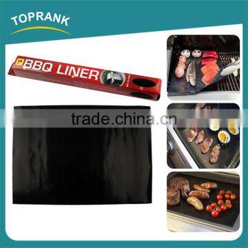 Barbecue accessories non-stick fire retardant fireproof charcoal bbq grill mat