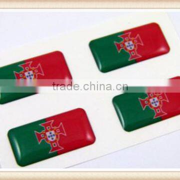 Portugal mini domed decals set 4 emblems Portugese Car bike boat... stickers