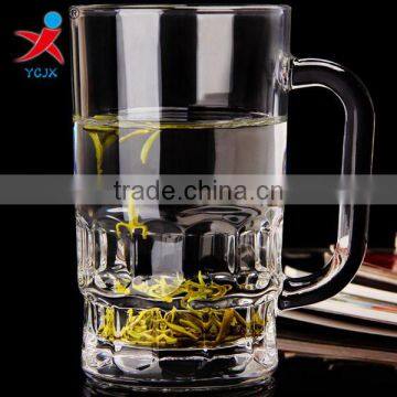 Household transparent glass with a portable water glass tea cup lemon juice drink creative ice cream cup