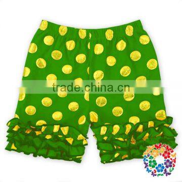 Wholesale Baby Girl's Boutique Clothes Elastic Waist Cotton Shorts Children Ruffle Shorts Baby Ruffle Shorts Pants photo-3