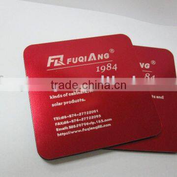 Cup pad,ALU coaster, cup coaster, cup mat, metal coaster