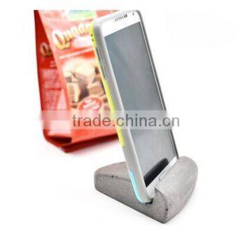 Cement concrete Mobile phone holder desk cell phone stand