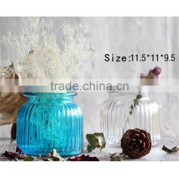Clear Glass Vase Lanterns for Wedding Centerpieces photo-5