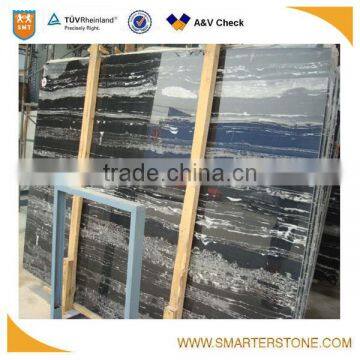 Own quarry balck marble with white vein with own factory