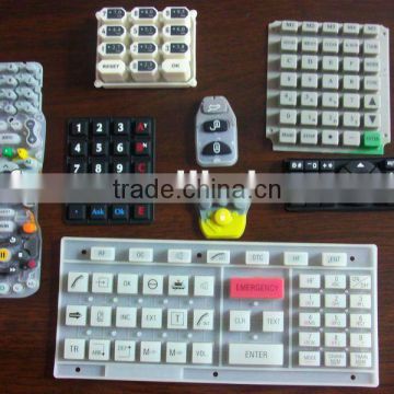 remote control silicone keypad for household appliances