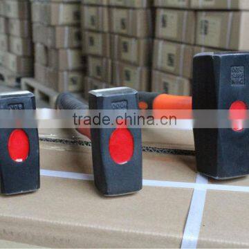 German Type Stoning Hammer With Half Plastic -Coating Handle photo-5