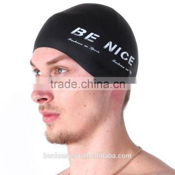 Hot Selling Newest Design Silicone Material Adult 3D Swim Cap (CAP-1400) photo-6