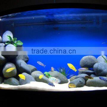 black polishing aquarium stone for fish tank