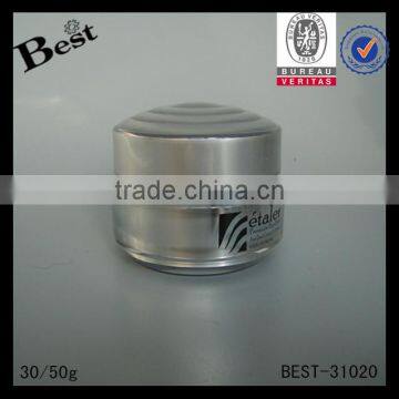 Unique Specail Design 30ml 50ml Mini Acrylic Cosmetic Cream Jar With Lid Empty Double Wall Plastic Cream Container photo-4