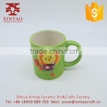 Promotional Bulk Order easy carry sunflower ceramic mugs