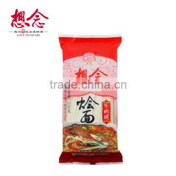 Dry Noodles 236g Wide Beef Flavor Tastes 12mm Xiang Nian Food 6 Sauce Bags Noodles