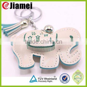 New design OEM custom embossed genuine leather key tag