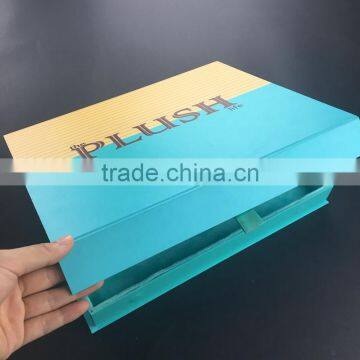 Custom Luxury Velvet Clothing Packing Box Magnet